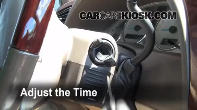 2005 Buick Rendezvous CX 3.4L V6 Reloj Fijar hora de reloj